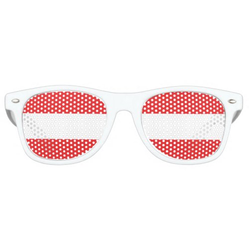 Flag of Austria Retro Sunglasses