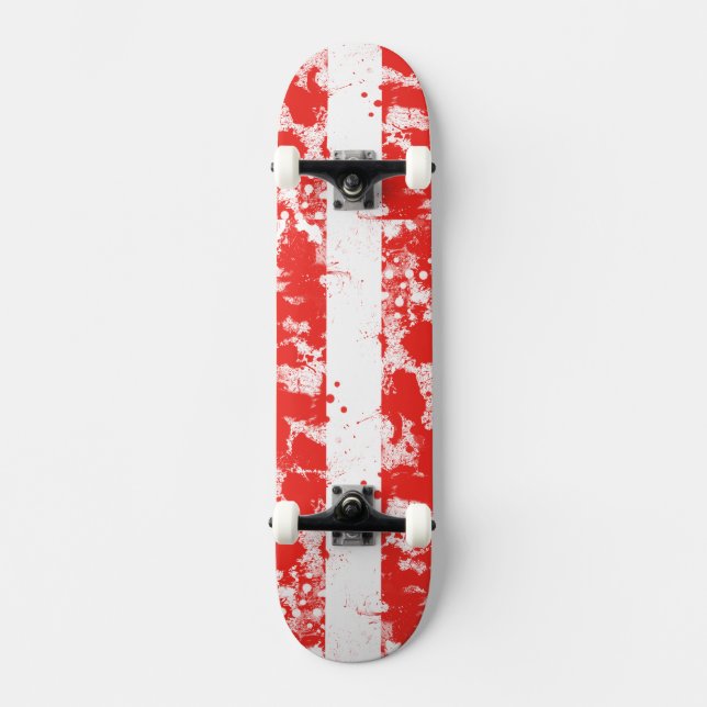 Flag of Austria Skateboard Deck (Front)