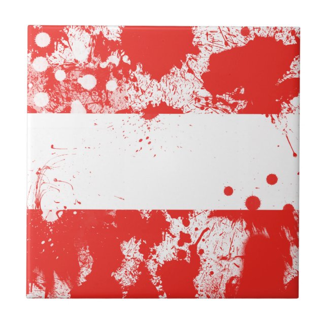 Flag of Austria Tile (Front)