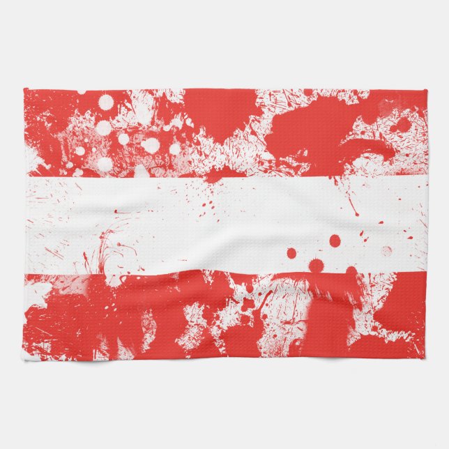 Flag of Austria Towel (Horizontal)