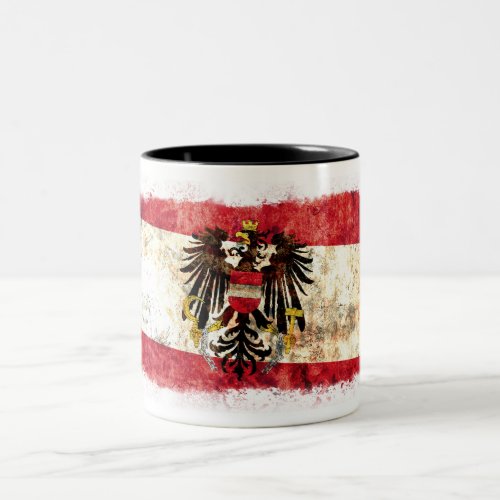 Flag of Austria Two_Tone Coffee Mug