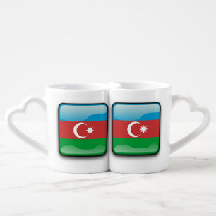 Flag of Azerbaijan Coffee Mug Set