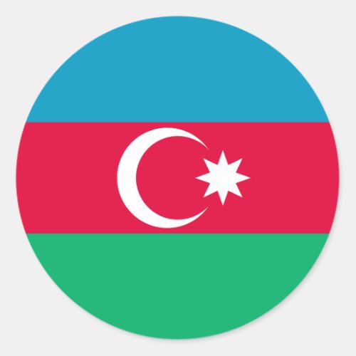 Flag of Azerbaijan Sticker