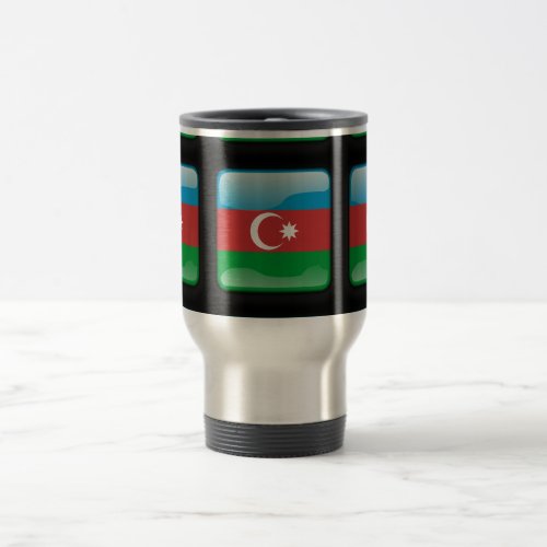 Flag of Azerbaijan Travel Mug