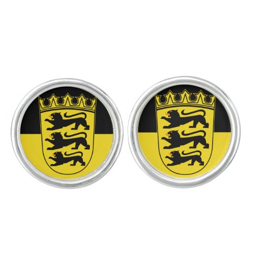 Flag of Baden_Wrttemberg Cufflinks