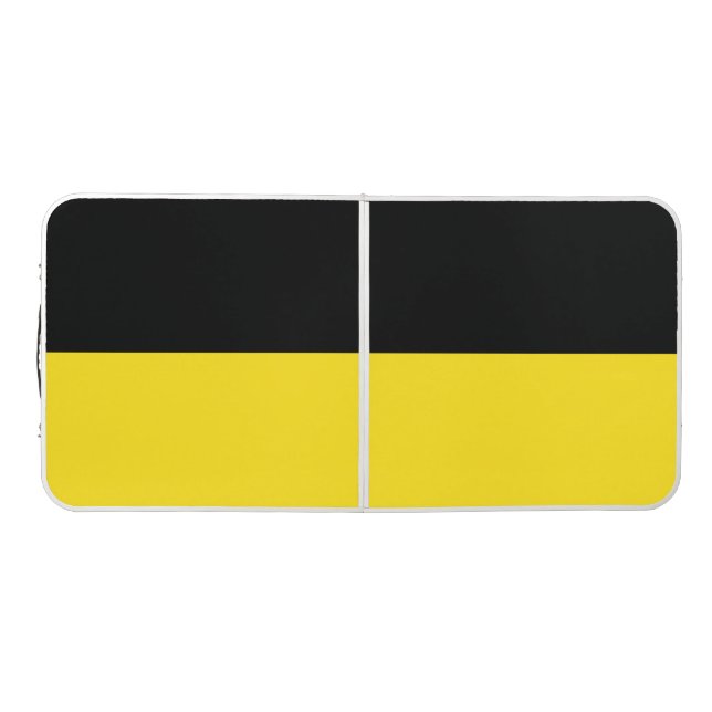 Flag of Baden Württemberg (German State) Beer Pong Table (Top)