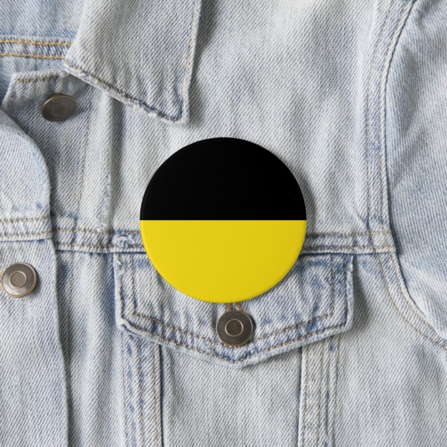 Flag of Baden Württemberg (German State) Button (In Situ)