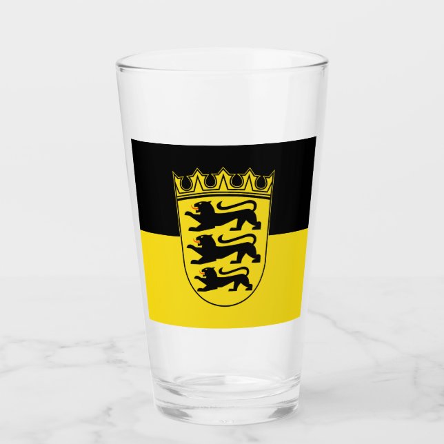 Flag of Baden-Württemberg Glass (Front)
