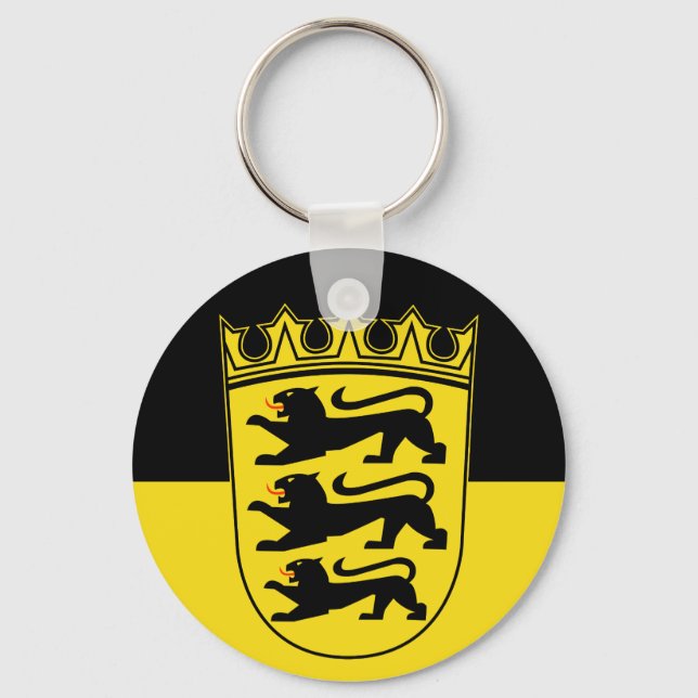 Flag of Baden-Württemberg Keychain (Front)