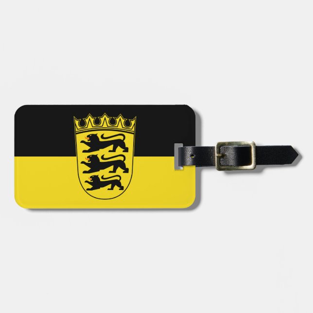 Flag of Baden-Württemberg Luggage Tag (Front Horizontal)