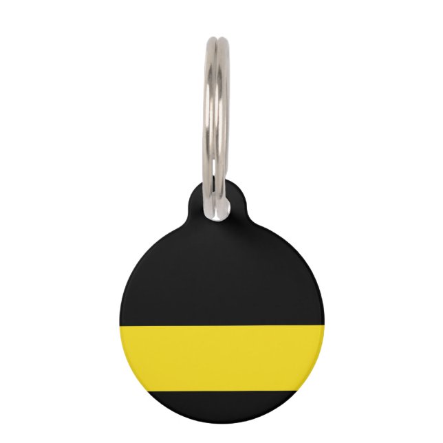 Flag of Baden-Württemberg Pet ID Tag (Back)