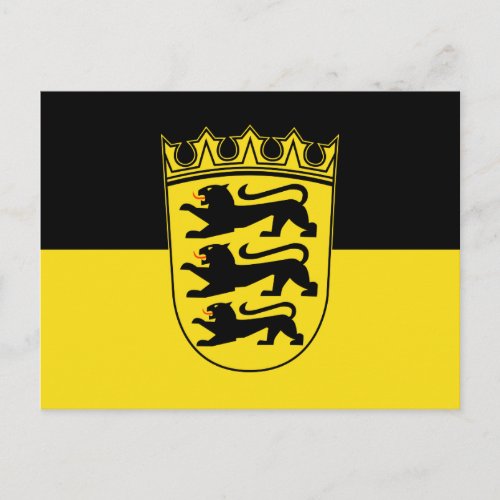 Flag of Baden_Wrttemberg Postcard