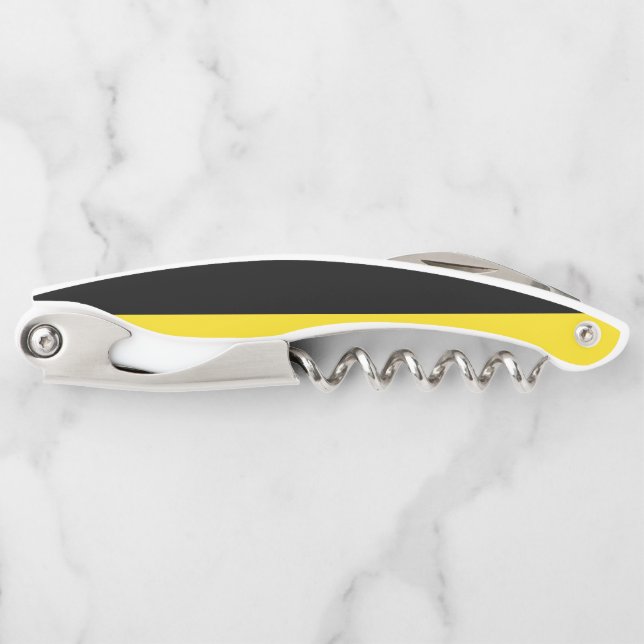 Flag of Baden-Württemberg Waiter's Corkscrew (Front)