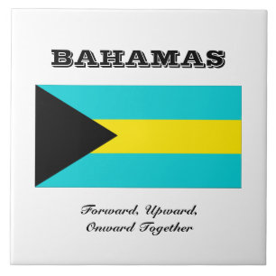 Flag of Bahamas Ceramic Tile