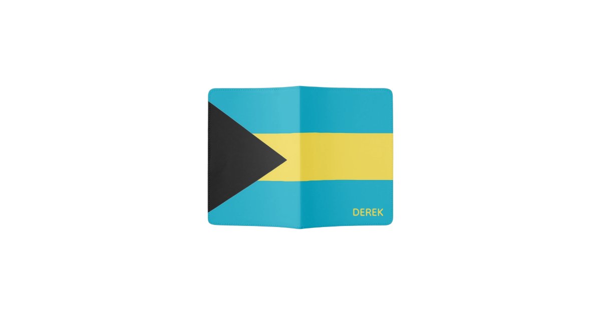 Flag of Bahamas Passport Holder Zazzle