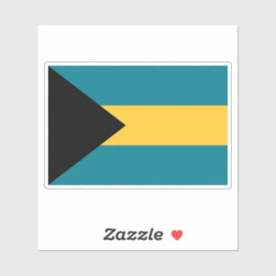 Flag of Bahamas Sticker