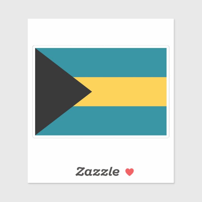 Flag of Bahamas Sticker (Sheet)