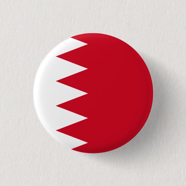 Flag of Bahrain Button (Front)