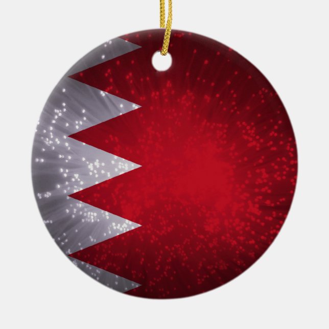 Flag of Bahrain Ceramic Ornament (Front)