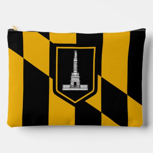 Flag of Baltimore Maryland  Accessory Pouch