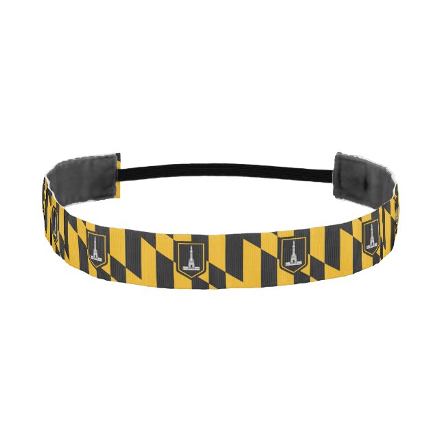 Flag of Baltimore, Maryland Athletic Headband (Front)