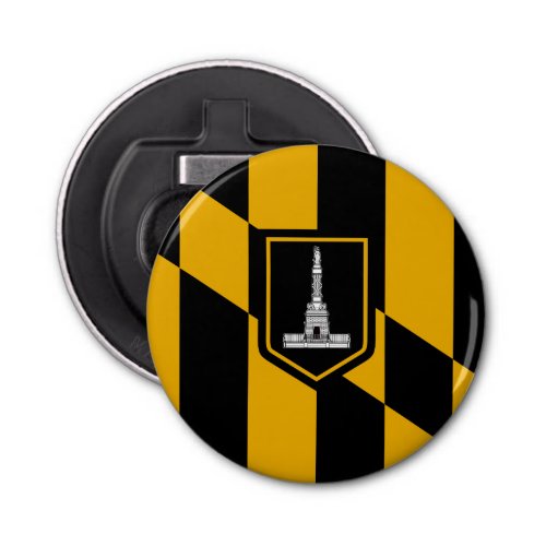 Flag of Baltimore Maryland Bottle Opener