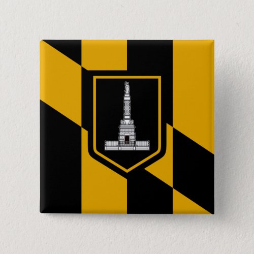 Flag of Baltimore Maryland Button