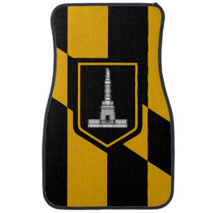 Flag of Baltimore, Maryland Car Mat