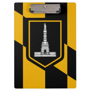 Flag of Baltimore, Maryland Clipboard
