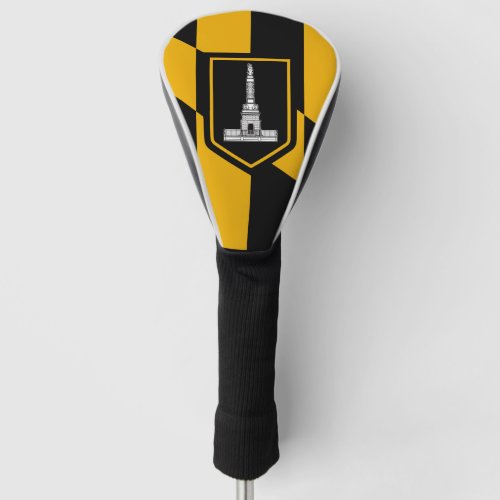 Flag of Baltimore Maryland Golf Head Cover