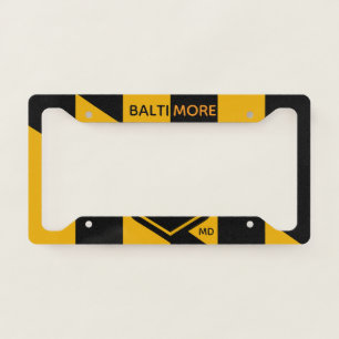 Flag of Baltimore, Maryland License Plate Frame