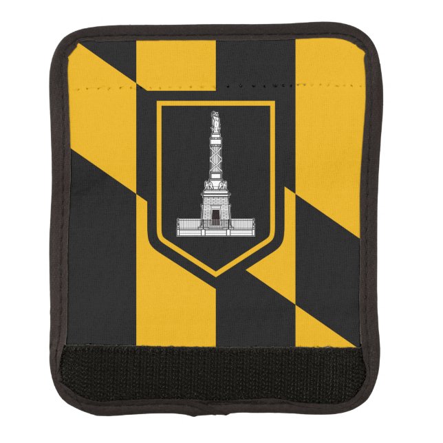Flag of Baltimore, Maryland Luggage Handle Wrap (Front)