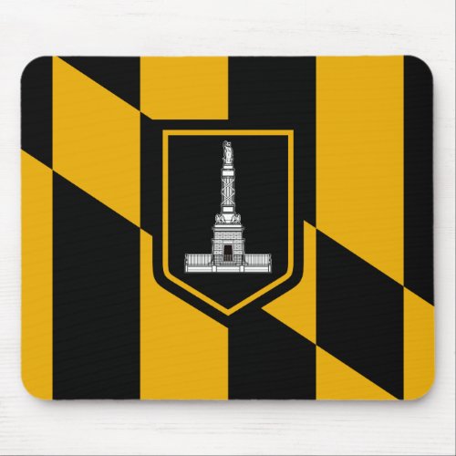 Flag of Baltimore Maryland Mouse Pad