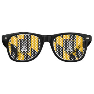 Flag of Baltimore, Maryland Retro Sunglasses
