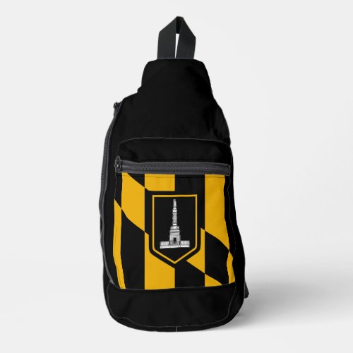 Flag of Baltimore Maryland Sling Bag