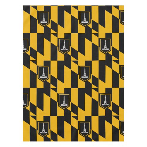 Flag of Baltimore Maryland Tablecloth