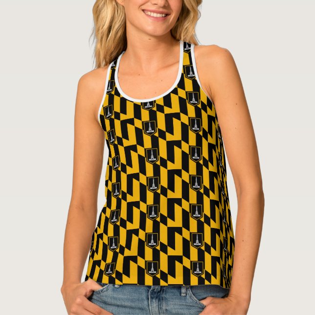 Flag of Baltimore, Maryland  Tank Top (Front)