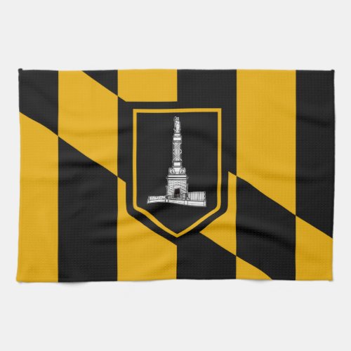 Flag of Baltimore Maryland Towel