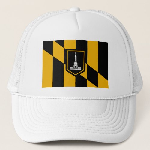 Flag of Baltimore Maryland Trucker Hat