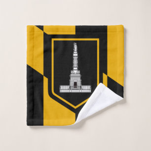 Flag of Baltimore, Maryland Wash Cloth
