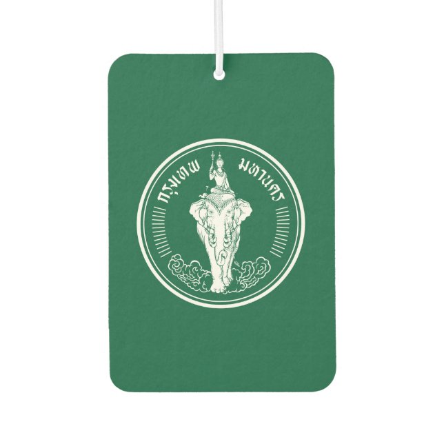 Flag of Bangkok, Thailand Air Freshener (Front)