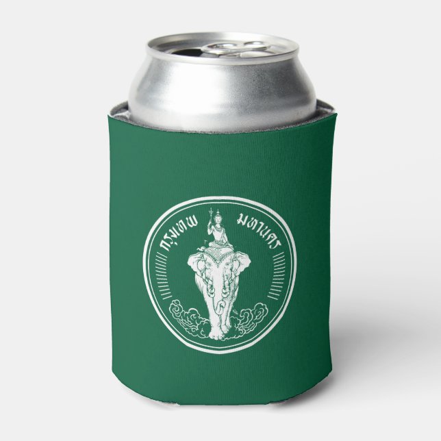 Flag of Bangkok, Thailand Can Cooler (Can Front)