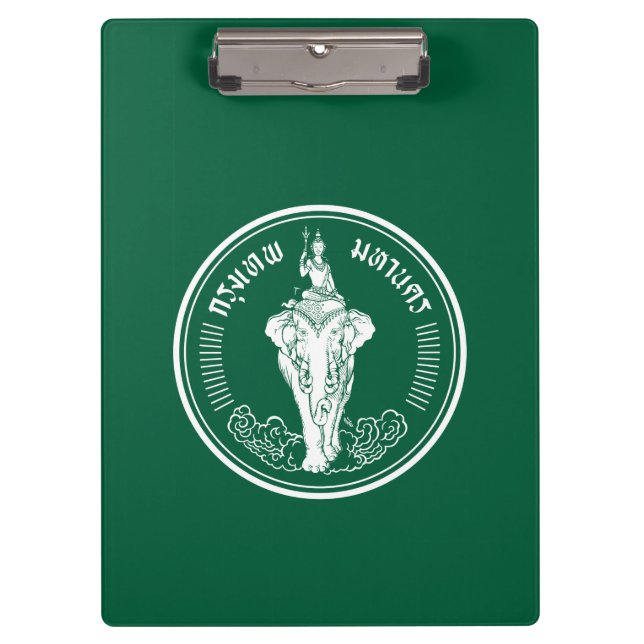 Flag of Bangkok, Thailand Clipboard (Front)