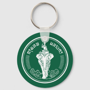 Flag of Bangkok, Thailand Keychain