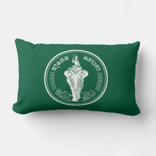 Flag of Bangkok, Thailand Lumbar Pillow
