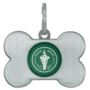 Flag of Bangkok, Thailand Pet ID Tag