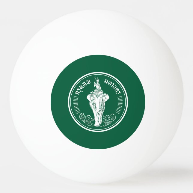 Flag of Bangkok, Thailand Ping-Pong Ball (Front)