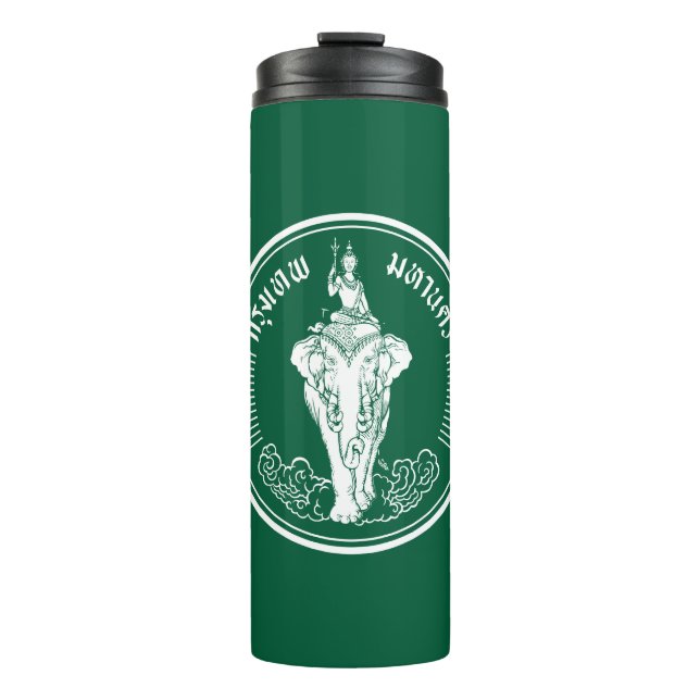 Flag of Bangkok, Thailand Thermal Tumbler (Front)