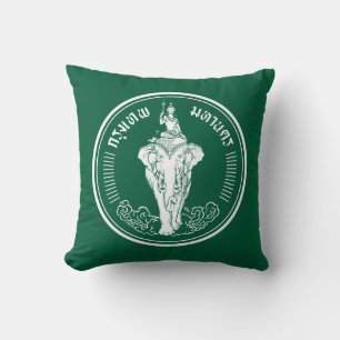 Flag of Bangkok, Thailand Throw Pillow