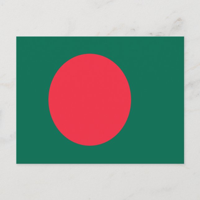 Flag of Bangladesh Postcard (Front)